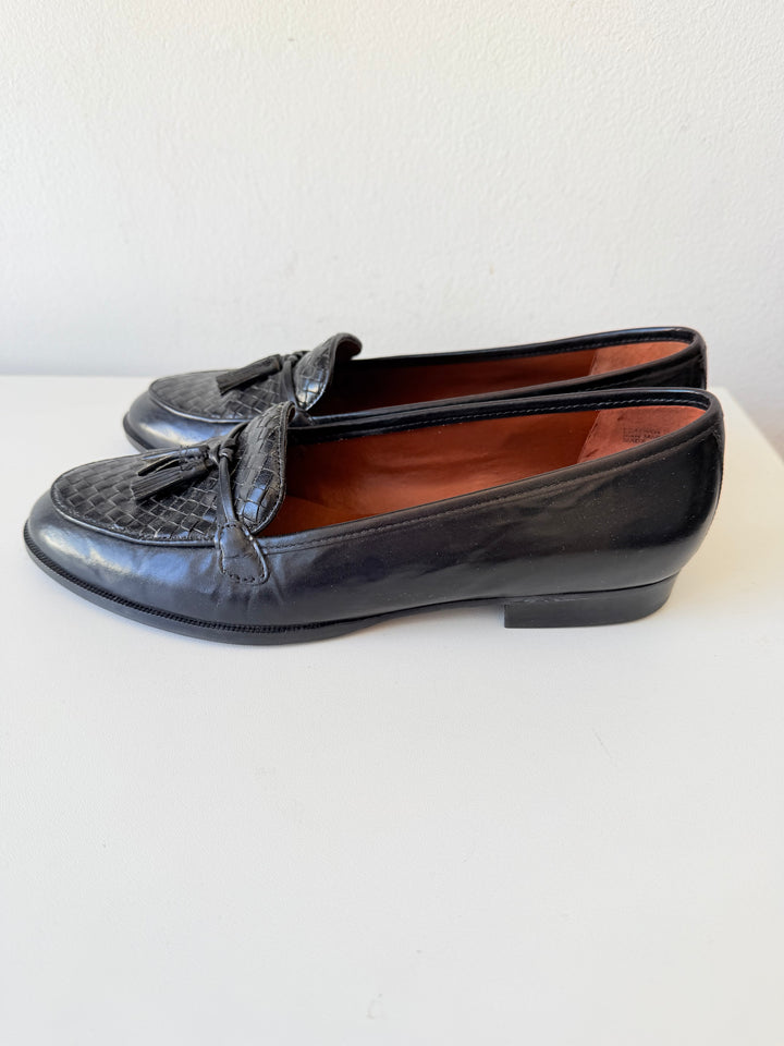 Etienne Ainger Ally Leather Tassel Loafers Size 8M