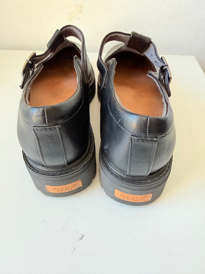 Dr Scholl’s Bring It Mary Jane Flats In Black Size 6