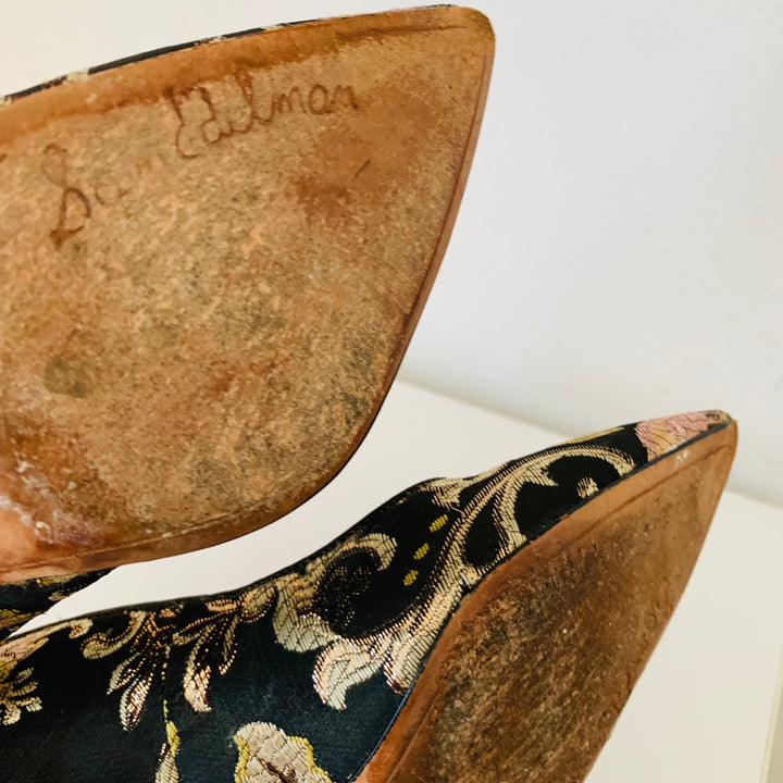 Sam Edelman Brown Tapestry Pumps Size 8.5