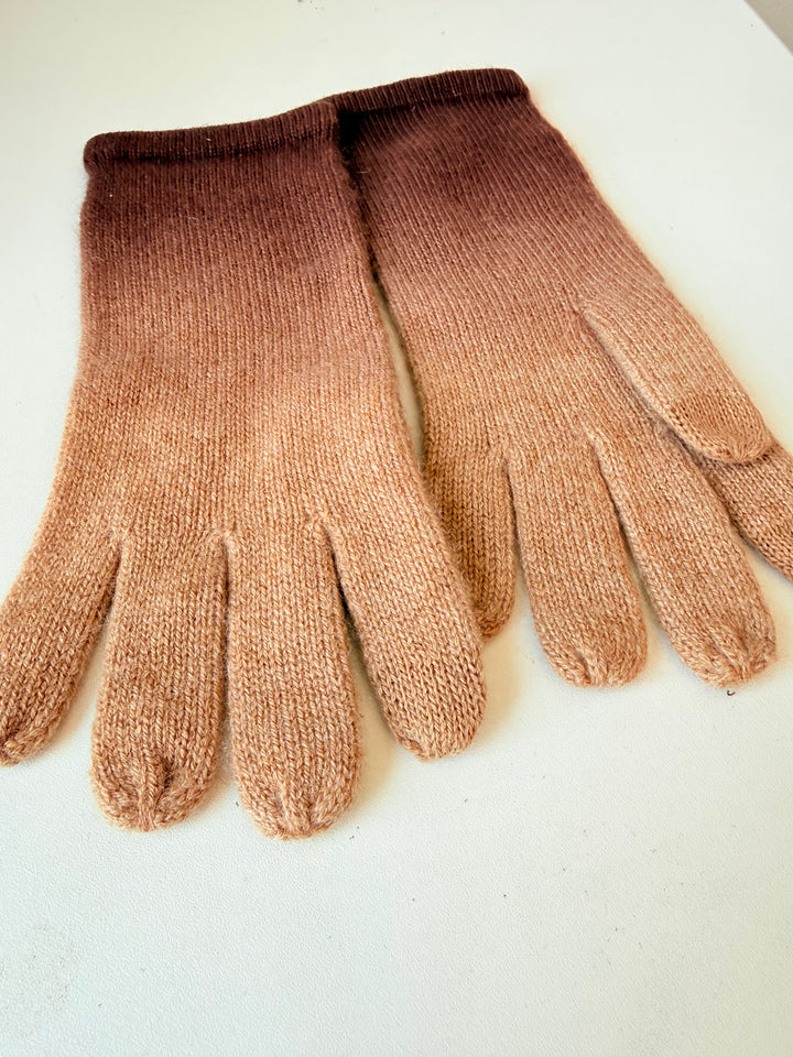 Ombré Brown/ Tan Gloves