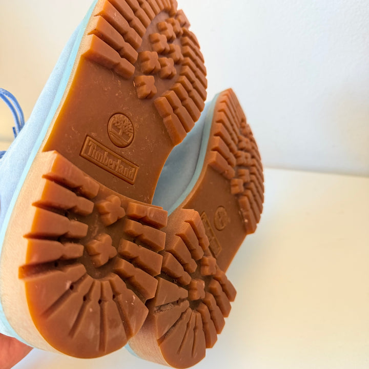 Timberland Light Blue Boots Size 5 Boys (Womens 6.5-7)