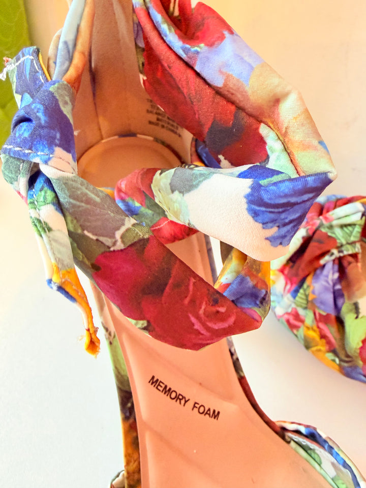Impo Tristan Floral Heeled Sandal Size 8