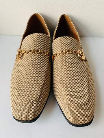 Men's Gold Chain Loafers