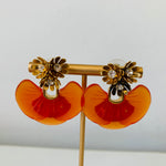 Lele Sadoughi Amber Island Pierced Earrings