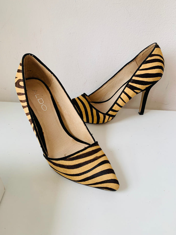 Aldo Zebra Print Pumps Size 37