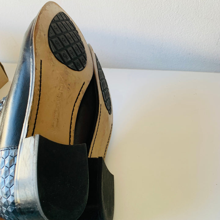 Daniella Lehavi Slip On Black And Grey Loafers Size 38