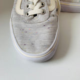 Vans Old School Speckled Jersey Grey/White Tru Skate Sneaker Size 7.5 Women’s