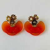 Lele Sadoughi Amber Island Pierced Earrings