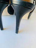 BCBGeneration Cornelius Corset in Black Leather High Heel Women’s Size 9