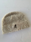 Kangol Skull Pull Down Hat in Cream Angora Blend