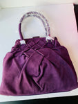 Brooks Brothers Purple Suede Handbag NWT