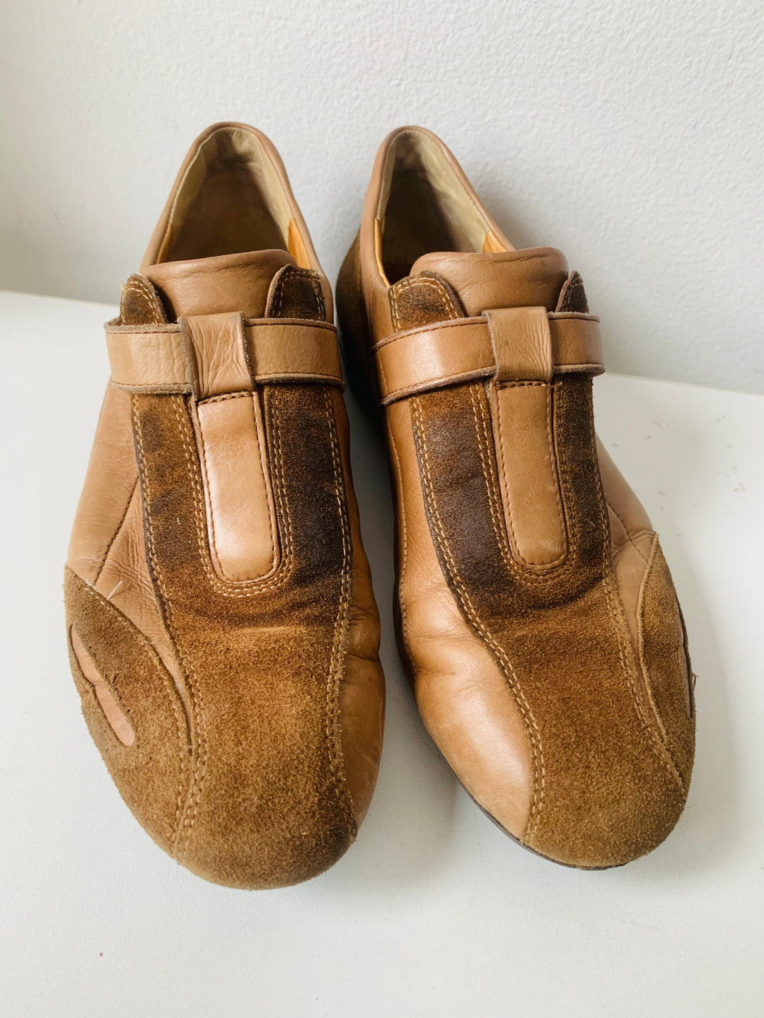 Paul Green Nisha Suede Sneaker In Tan/Brown Size 8.5 Women’s