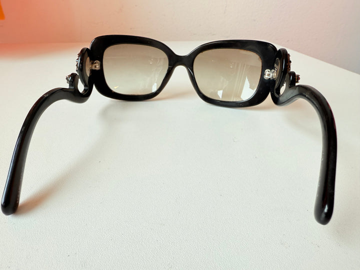 Prada Absolute Baroque Crystal Embellished Square Sunglasses