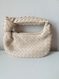 Alba Layne Bag Vegan Woven Handbag in Cream