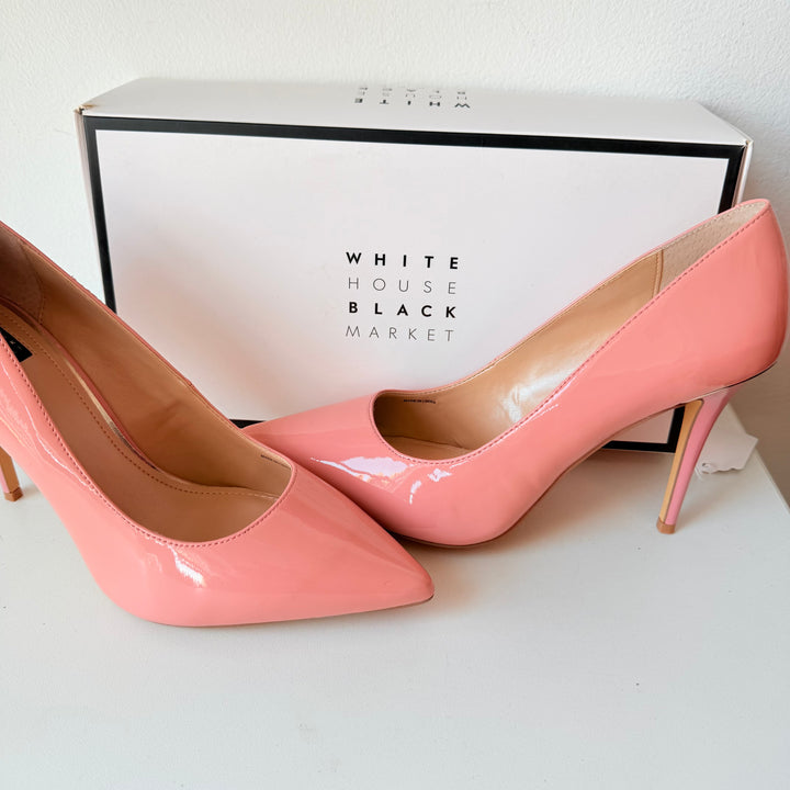 White House Black Market Olivia Antique Bloom Pumps Size 9 New