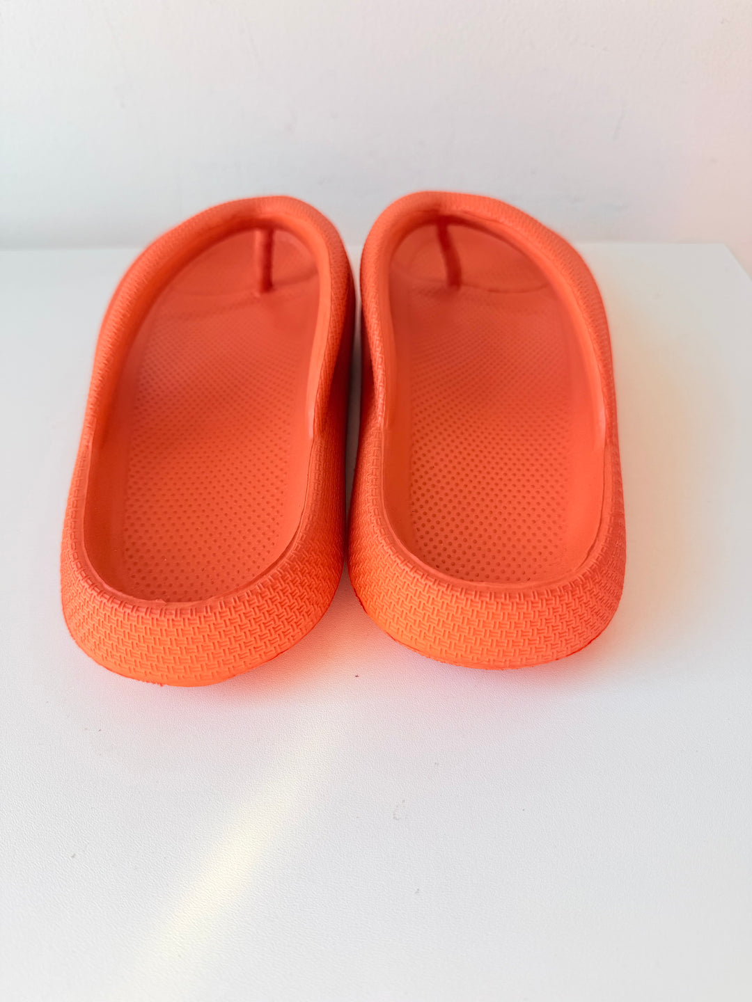 The Cloudies Orange Waterproof Flip Flops New Size 36-37