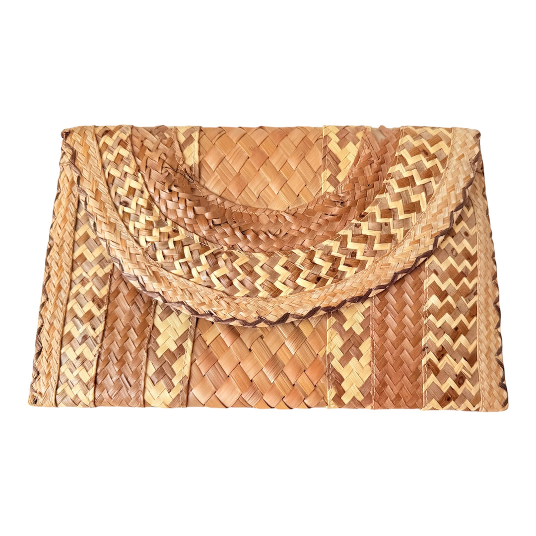 Vintage Straw/Rattan Clutch Handbag