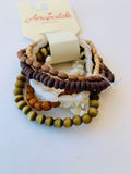 Aeropostale Multi Beaded Bracelet Set