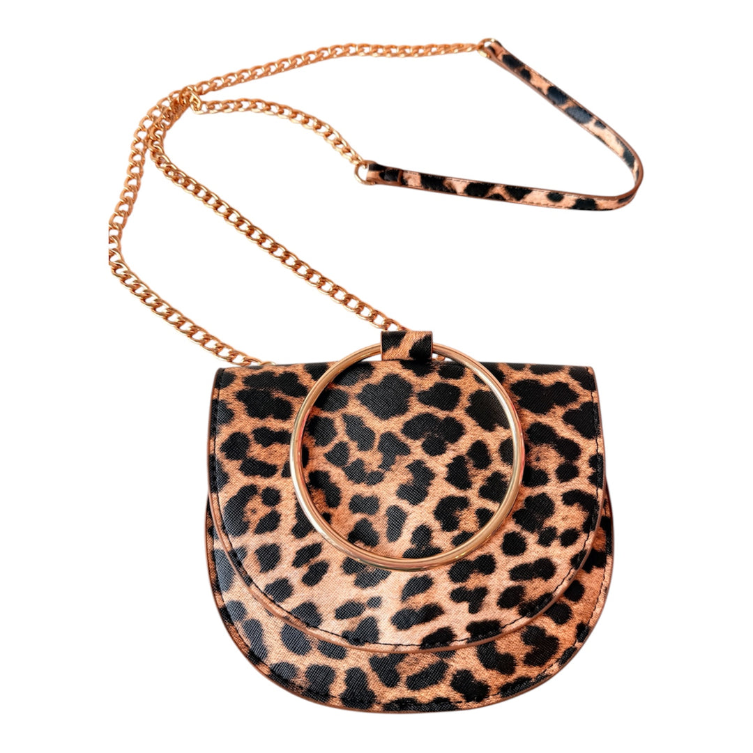 Trouvé Animal Print Crossbody Handbag