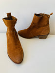 Rebels Mara Suede Bootie In Bronze Size 7.5