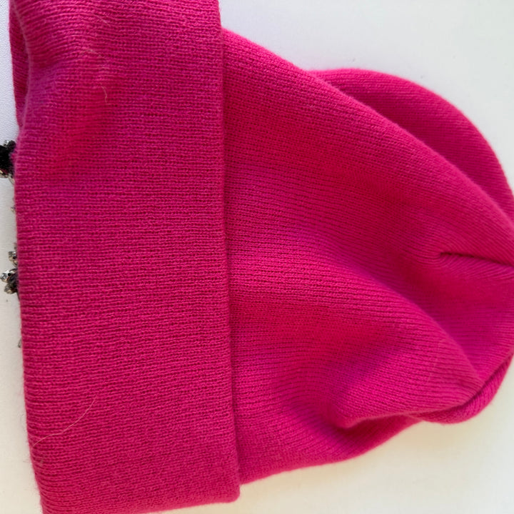 Steve Madden Hot Pink Rhinestone Cap/Hat