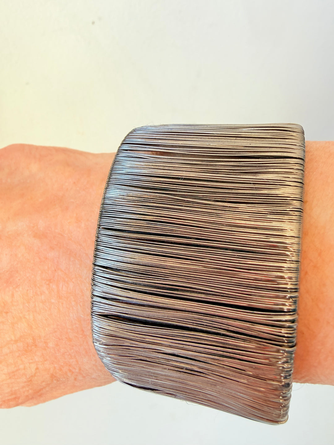 Silver Wire Cuff Bracelet