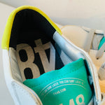 P448 John Low Top Mint/White Sneaker Size 38 New in Box