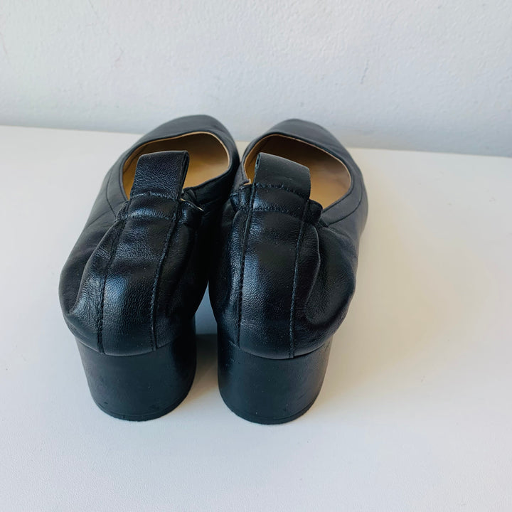 Everlane All Day Italian Black Leather Women’s Pump Size 9