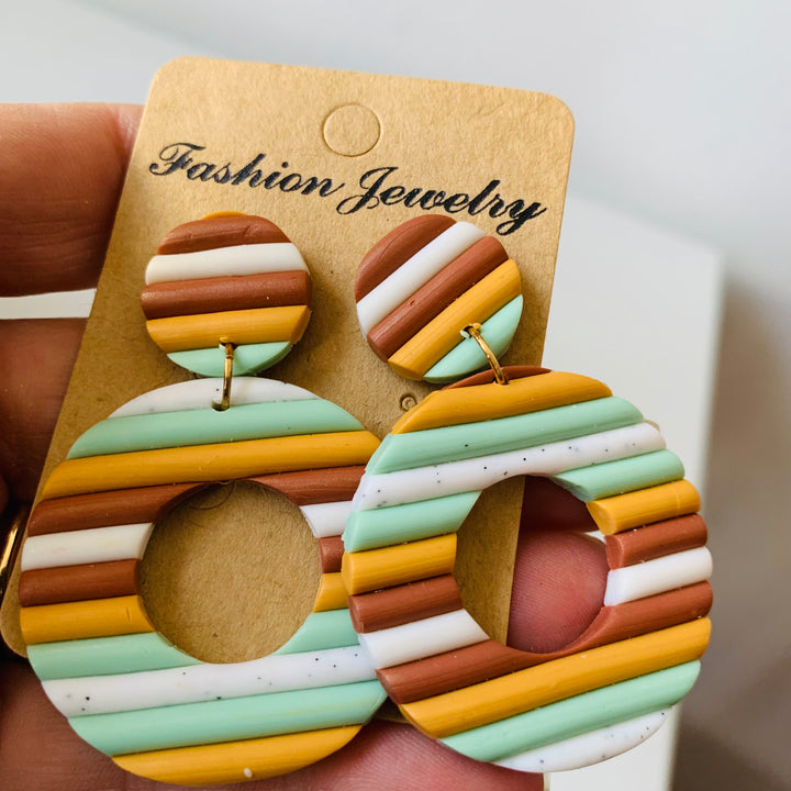 Multicolored Horizon Hoops