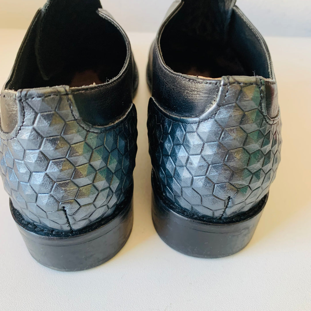 Daniella Lehavi Slip On Black And Grey Loafers Size 38