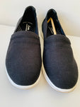 Clarks Cloudsteppers Black Breeze Step II Canvas Slip On Shoes New In Box Size 10