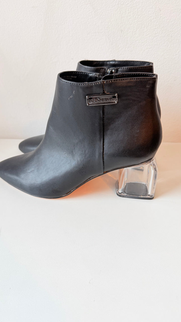 BCBGeneration Axton Black Ankle Boots Size 10 New
