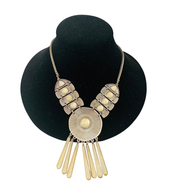 Lucky Brand Statement Silver Tone Necklace