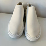 J/Slides NYC White Daphnie Slip On Platform Sneaker Size 6.5