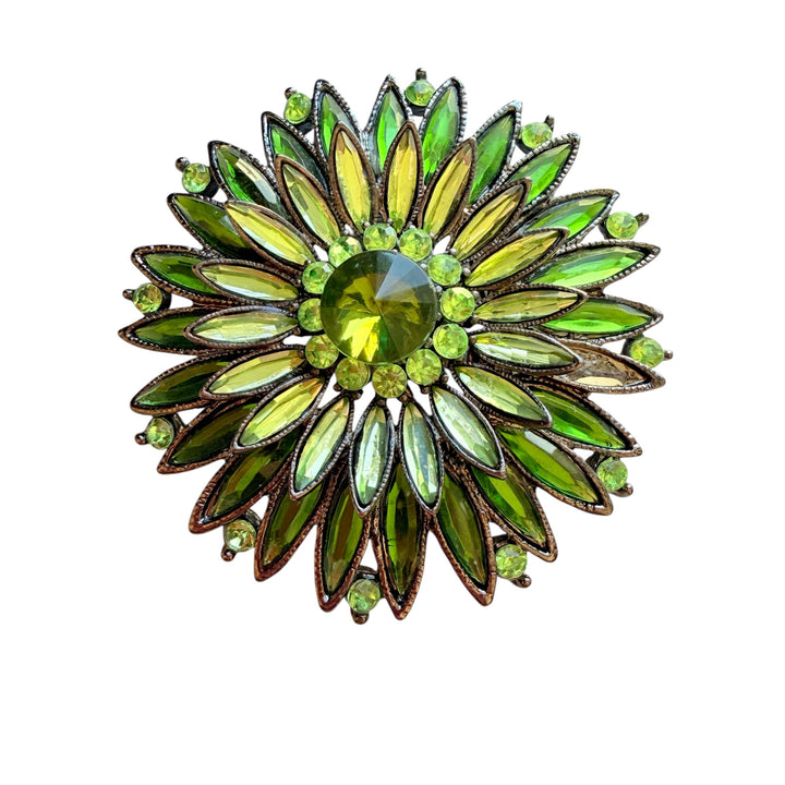 Green Vintage Brooch