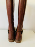 Timberland Savin Hill Brown Leather Tall Boots Size 7.5