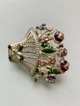 Vintage Kenneth Cole Flower Basket Brooch