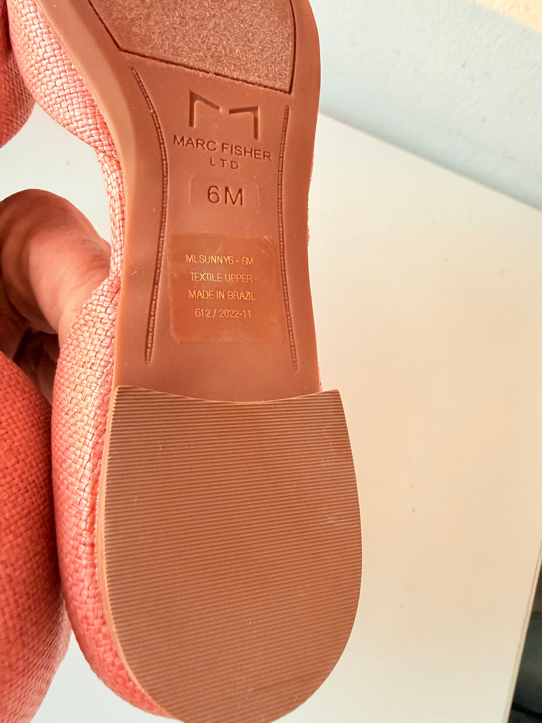 Marc Fisher D’Orsay Sunny Flats Size 6