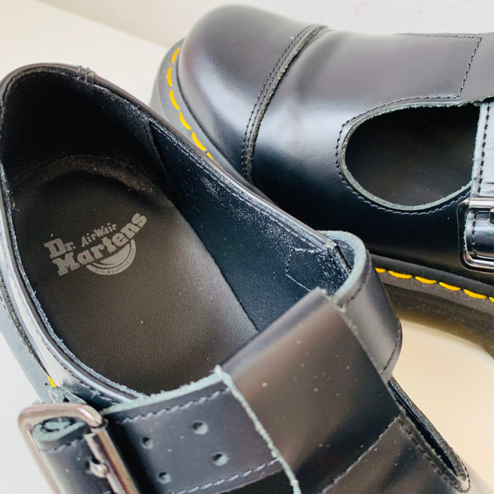 Doc Martens Bethan Black Polishes Smooth Mary Jane Size 6 Women’s