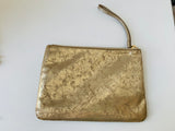 Stella & Dot In Charge Gold Metallic Wristlet