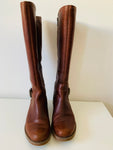 Timberland Savin Hill Brown Leather Tall Boots Size 7.5