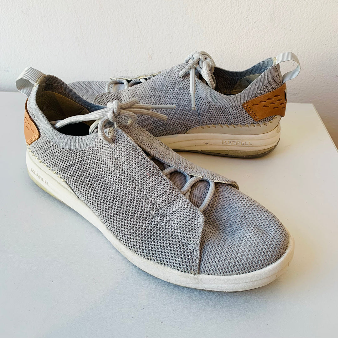 Merrrell Grey Gridway Sneakers Size 8