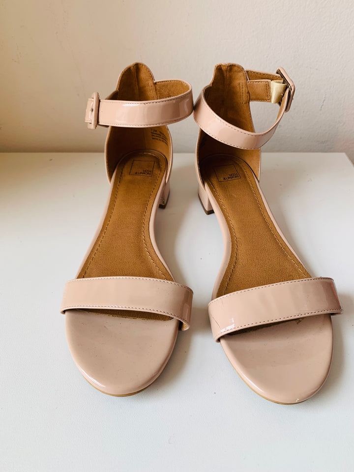 14th And Union Nude Patent Sandals Size 7.5