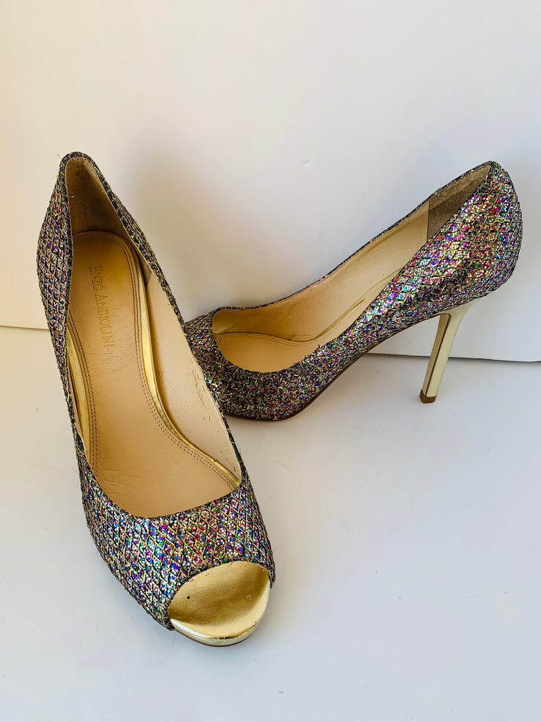 Enzo angiolini cheap sparkle heels