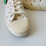 Gola Coaster Vegan Cream and Gold Polka Dot Sneaker Size 9