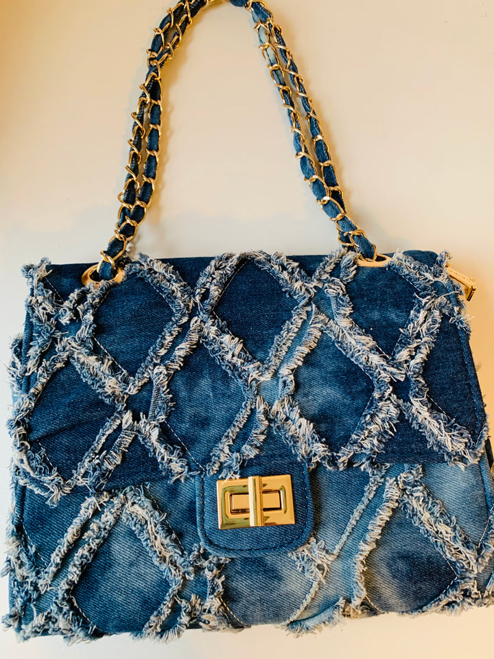 M Marco Quilted Jean Handbag /Crossbody