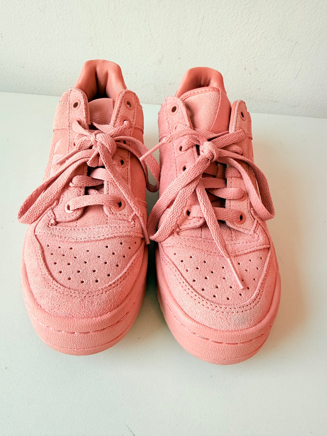 Adidas Wonder Forum Bold Sneakers In Mauve Pink Size 5.5 Women’s ( Fit a US 6-6.5)