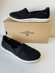 Clarks Cloudsteppers Black Breeze Step II Canvas Slip On Shoes New In Box Size 10