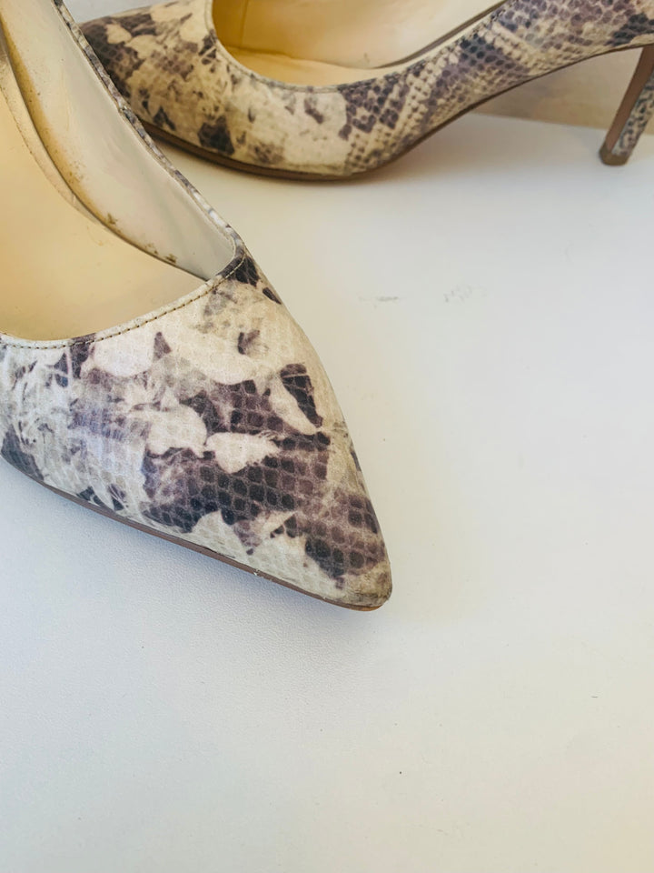 Nine West Faux Snakeskin Pump Size 7.5