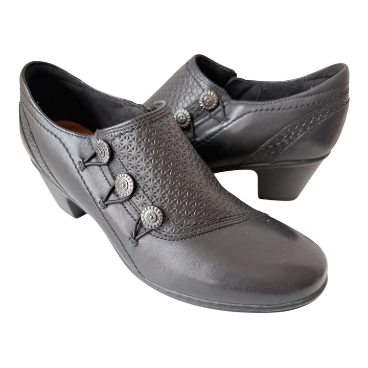 Cobb Hill By Rockport Kailyn Vamp Black Booties Women’s Size 9
